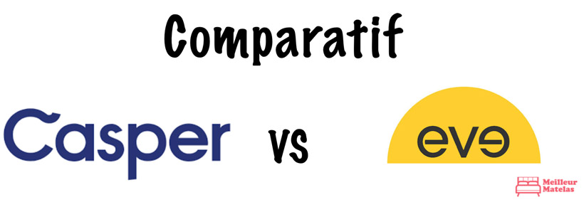 Comparatif Casper ou Eve : quel matelas choisir ?