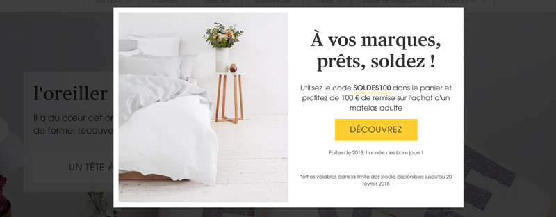 SOLDES 2018 : le matelas Eve en réduction de 20%
