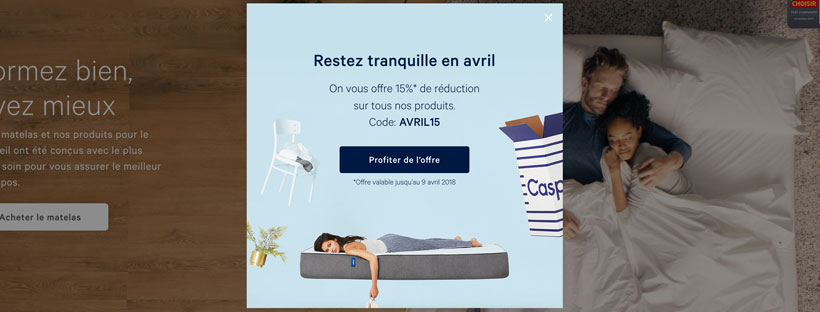 Casper offre un généreux -15% sur sa literie jusqu’au 9 avril
